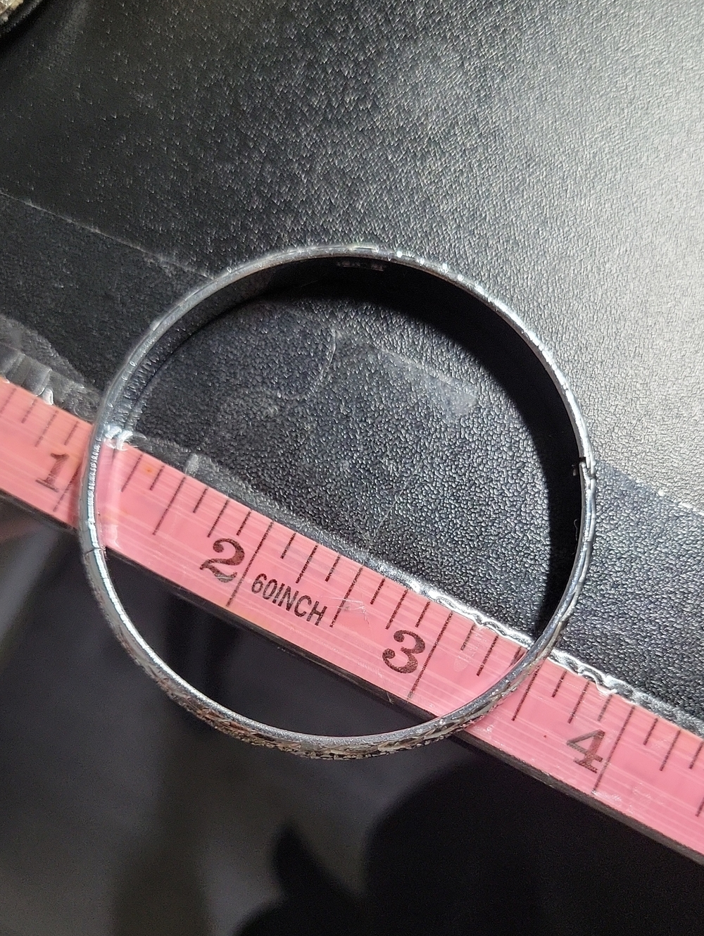 Silver Tone Crystal Multi-Stack Bangle Set - Picture 8 of 9